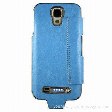 Leather Case for Samsung S4 Battery